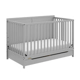 Graco Melrose 5-In-1 Convertible Crib, Grey