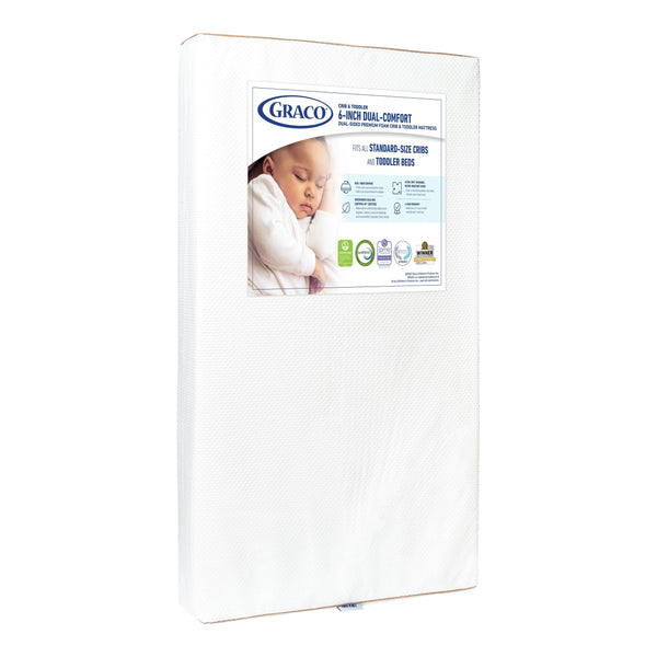 Graco Premium Dual-Comfort Crib & Toddler Mattress J0