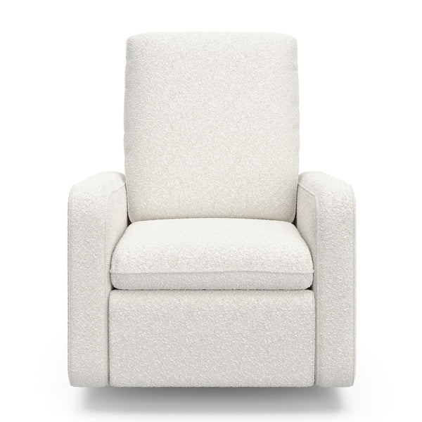 Graco Teddi 1-USB-A/1-USB-C Ivory Boucle Power Recliner & Swivel Glider C8
