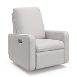 Graco Teddi 1-USB-A/1-USB-C Steel Basketweave Power Recliner & Swivel Glider