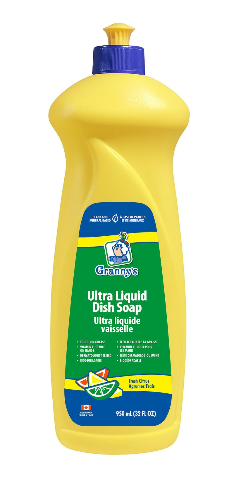 Granny's Ultra Liquid Dish Soap, Fresh Citrus, 950-mL C5