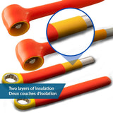 Gray Tools 1/2-in Drive Socket Extension, 1000V Insulated, 15-in