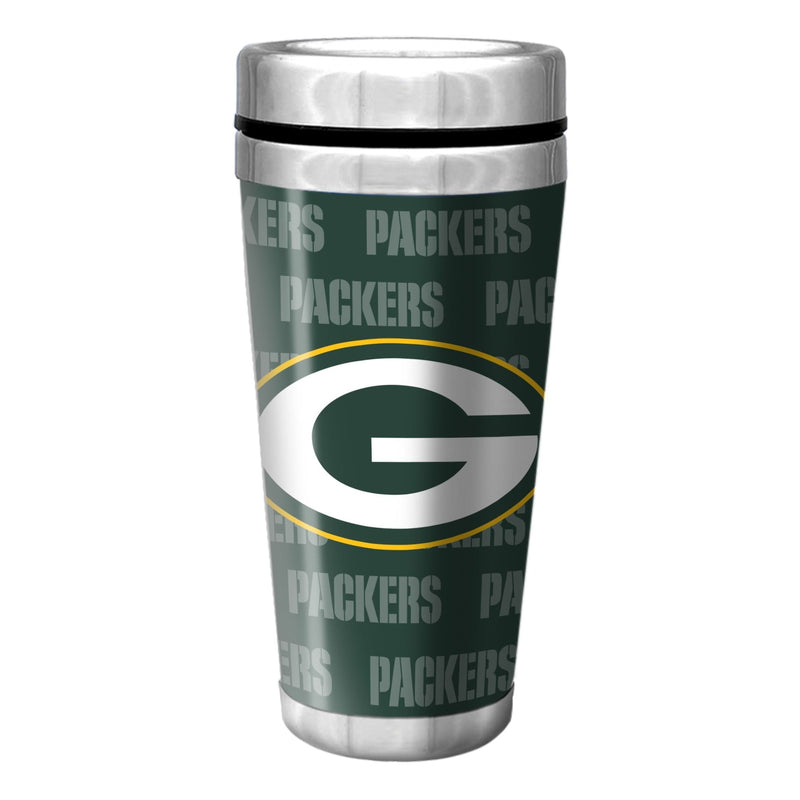 Green Bay Packers Stainless Steel Travel Mug For NFL Football Fans/Collectors, 16-oz Y1