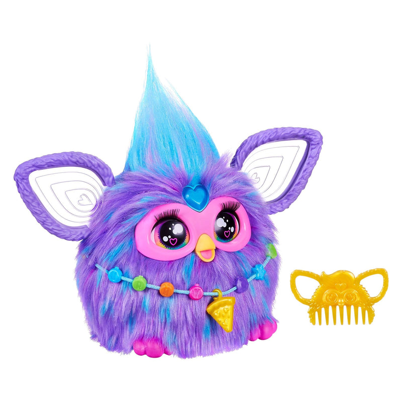 Hasbro Furby Purple Interactive Plush Toy, Electronic, French Version, Ages 6+ Z3