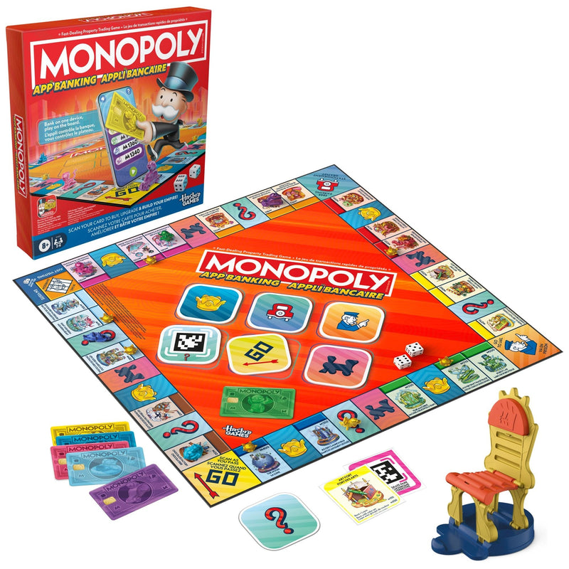 Hasbro Games Monopoly App Banking Board Game for Ages 8+ L2