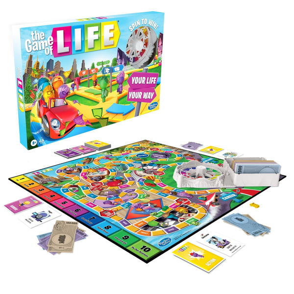 Hasbro Games The Game Of Life Classic 2-4 Player Board Game, English/French, Ages 8+ G1