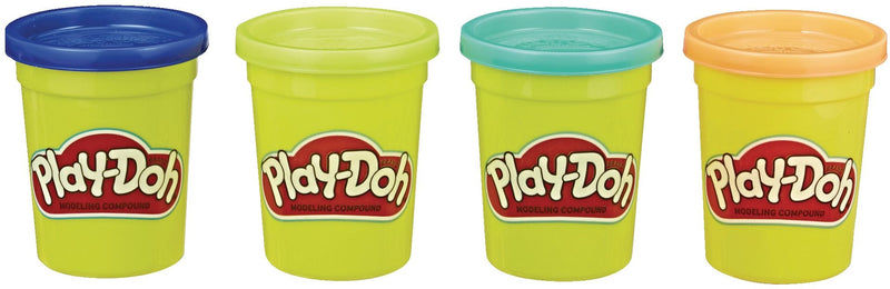 Hasbro Play-Doh Modeling Compound Creative Toy for Toddlers, Assorted 4 pk, Ages 2+ W9