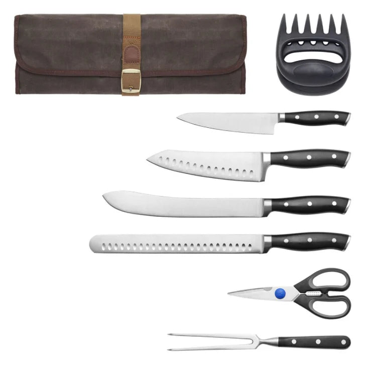 Henckels Forged Accent Knife Roll Set, 9-piece L7
