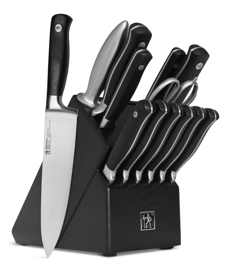 Henckels Forged Steel Single-Rivet Block Set, 14-pc D6