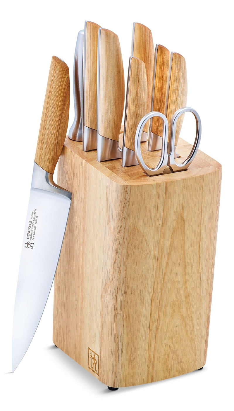 Henckels Pakka Knife Block Set with Wood Handle, 10-pc F0