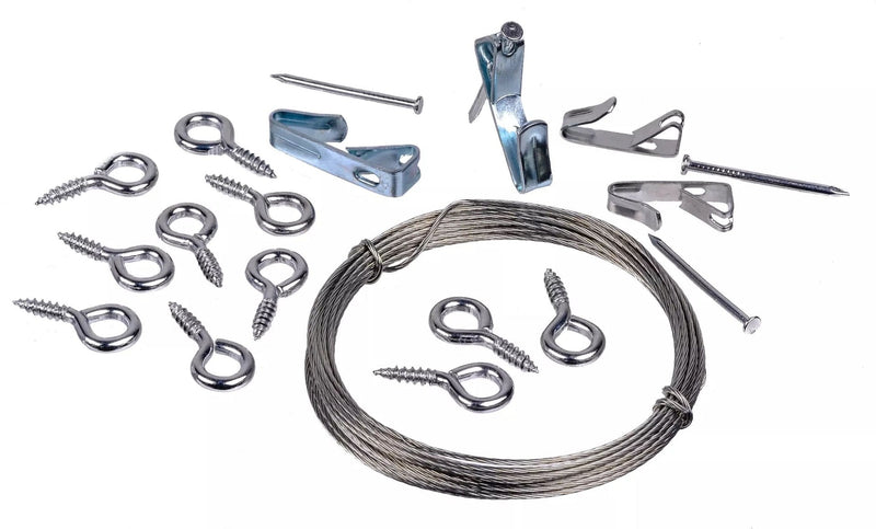 Hillman Hanging Kit, Reusable, 30-lb Capacity O0