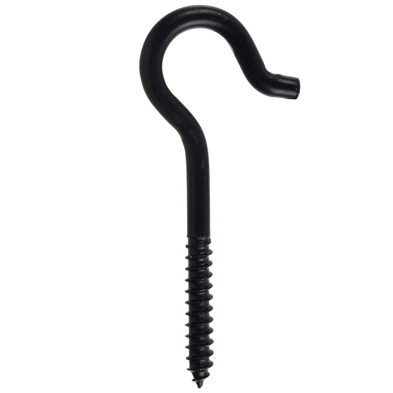 Hillman Screw Hook, 4-15/16-in, Black Q7