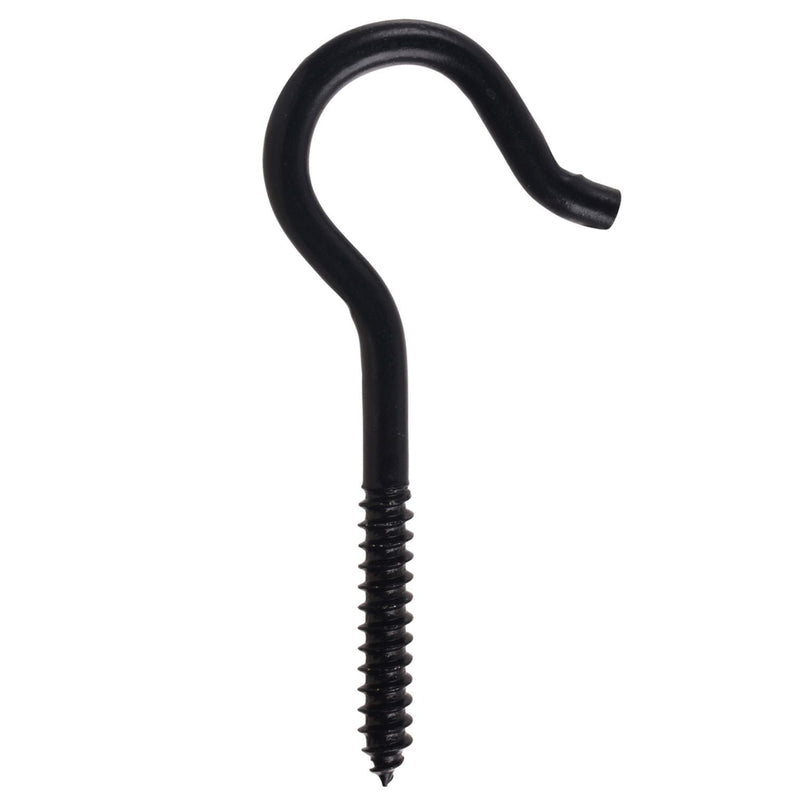 Hillman Screw Hook, 4-1/8-in, Black P2