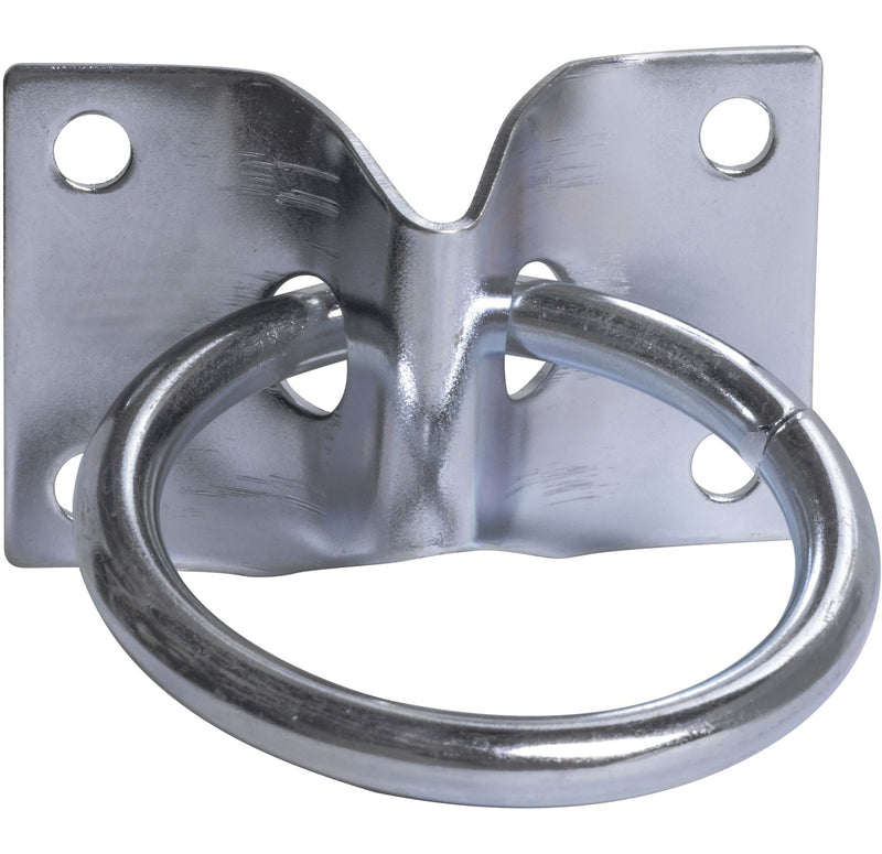 Hillman Zinc-Plated Plate Hitching Ring, Corrosion Resistant, I7