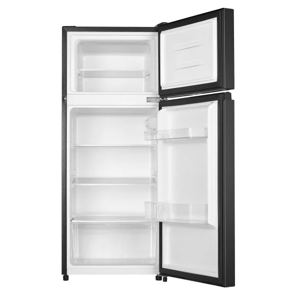 Hisense 19in. 4.4 cu. ft Stainless Steel Look Compact Top Mount Refrigerator M7