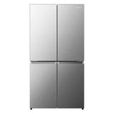 Hisense 31.5 in. 17 cu. ft. Stainless Steel Counter Depth 4-Door Refrigerator with Triple-Zone Function