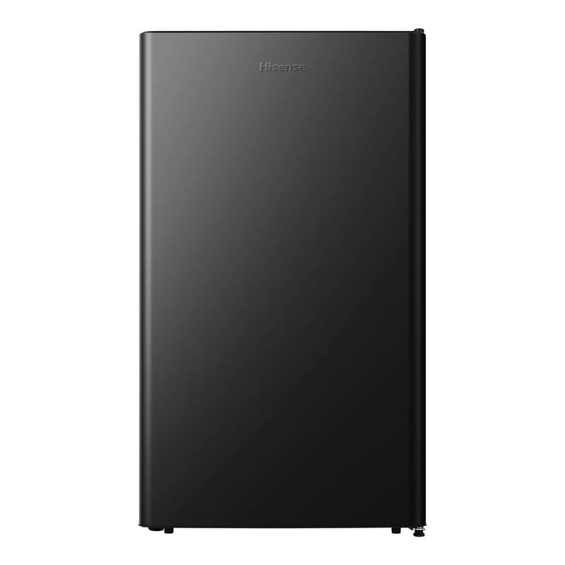 Hisense 33 in. 3.3 cu ft. Black Compact Fridge with Reversible Curved Door S8