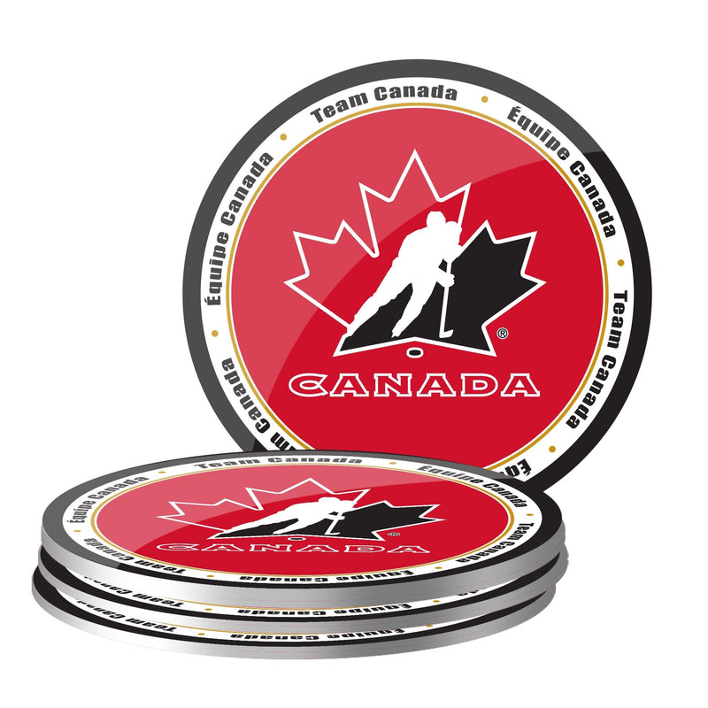 Hockey Canada Team Canada Drink Coaster Set, 4-pk N7