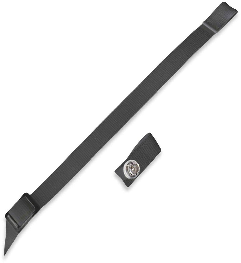 Hockey Helmet Standard Chin Strap Replacement, 15-in, Black or White B1