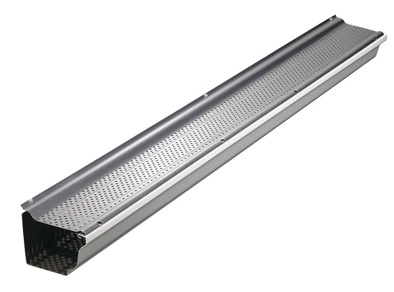 Holmes Smart Screen 20-ft Aluminum Gutter Guards, Metallic, 5-pk Z0