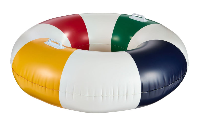 Hudson’s Bay Stripes Pool Float with Handles, Multi-Coloured, 42-in Y3