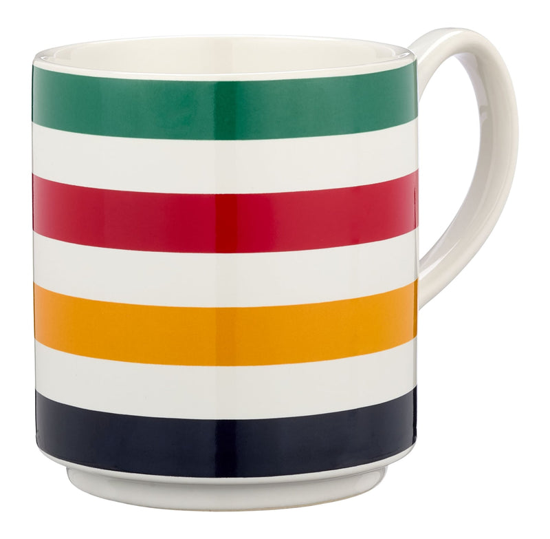 Hudson's Bay Stripes Signature Classic Mug, 375-mL, Multi-Coloured H0