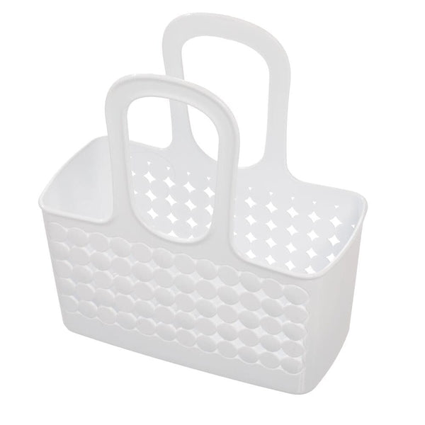 iDesign Orbz Small Tote Portable Shower Caddy with Handle, White I8