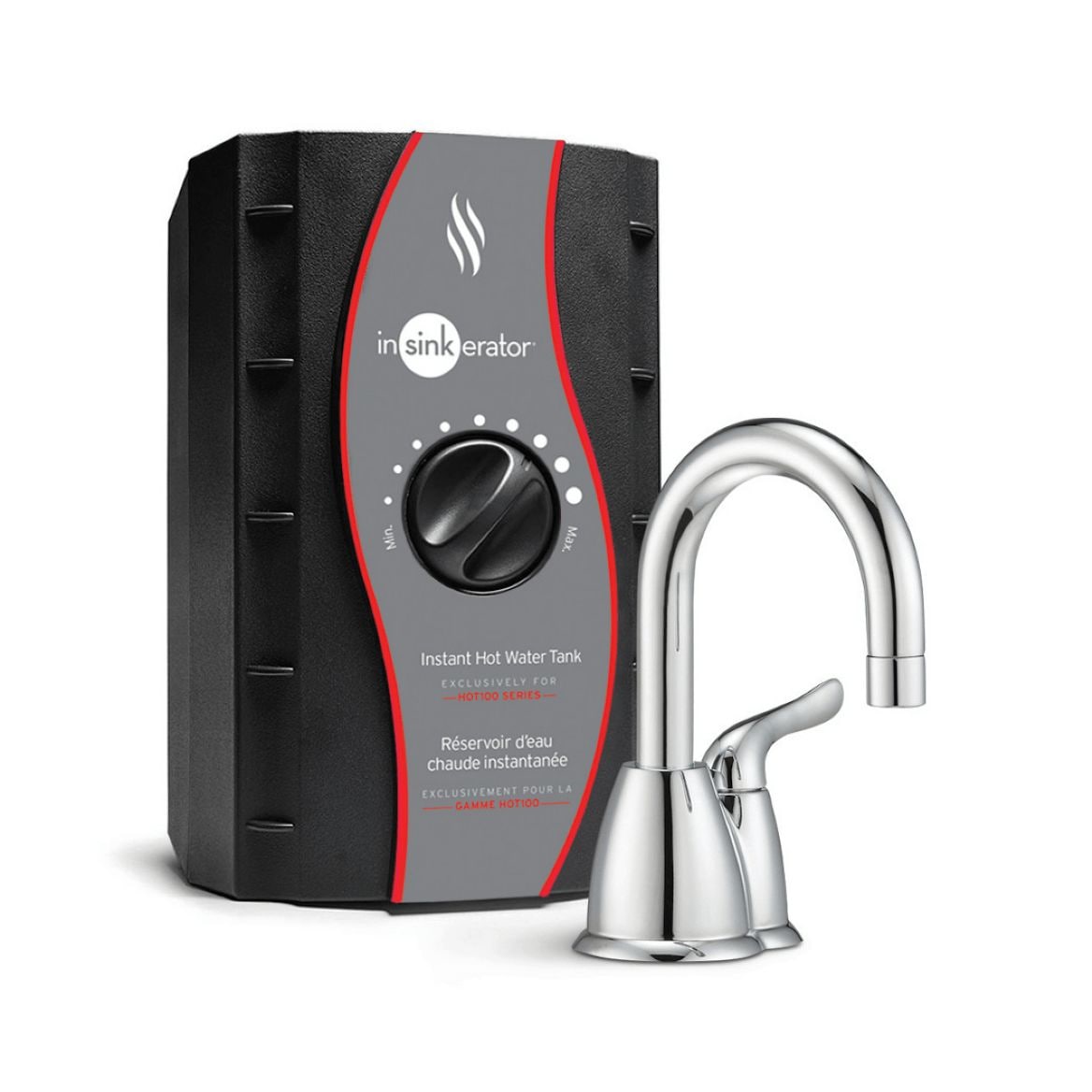 InSinkErator HOT150 Instant Hot Water Dispenser System, 2/3-Gal Stainless Steel Tank Included, Various Finishes