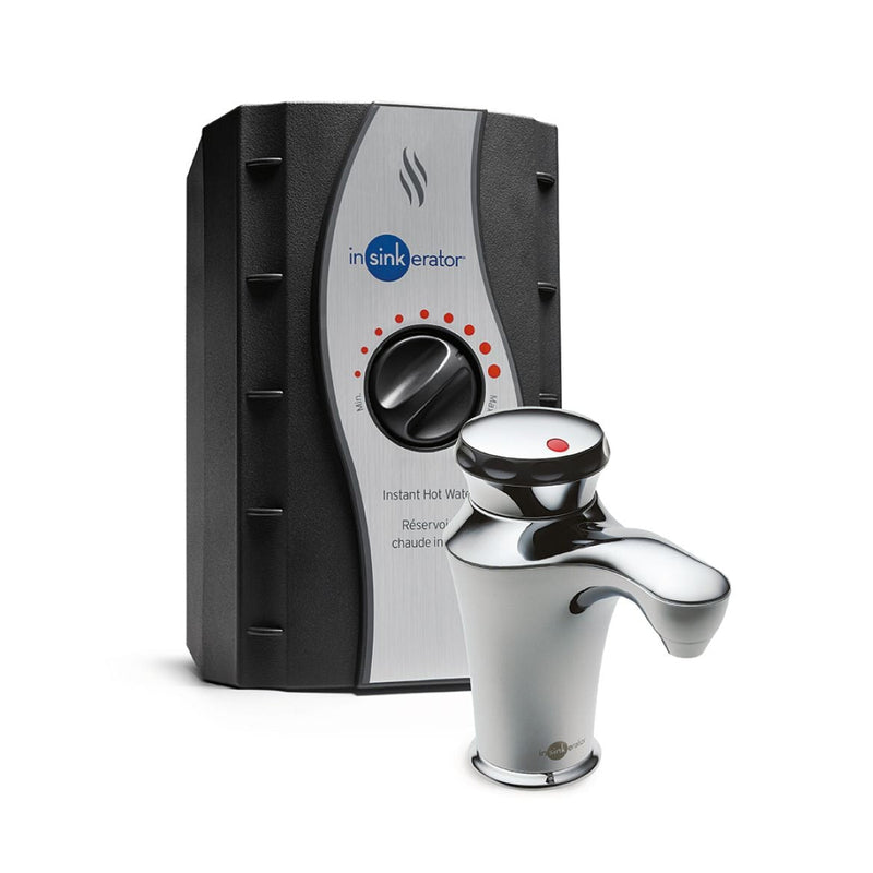 InSinkErator InVite Contour Instant Hot Water Dispenser System, Stainless Steel Tank Included, Chrome P8