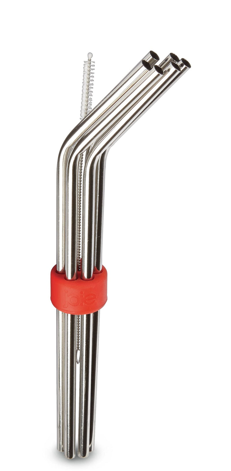 Joie Reusable Stainless Steel Straw Set, 8-pc, with Straw Cleaner V9