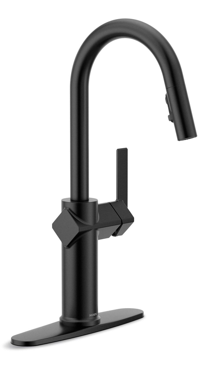 Joric 1-Handle Pull-Down Kitchen Faucet, Matte Black O5