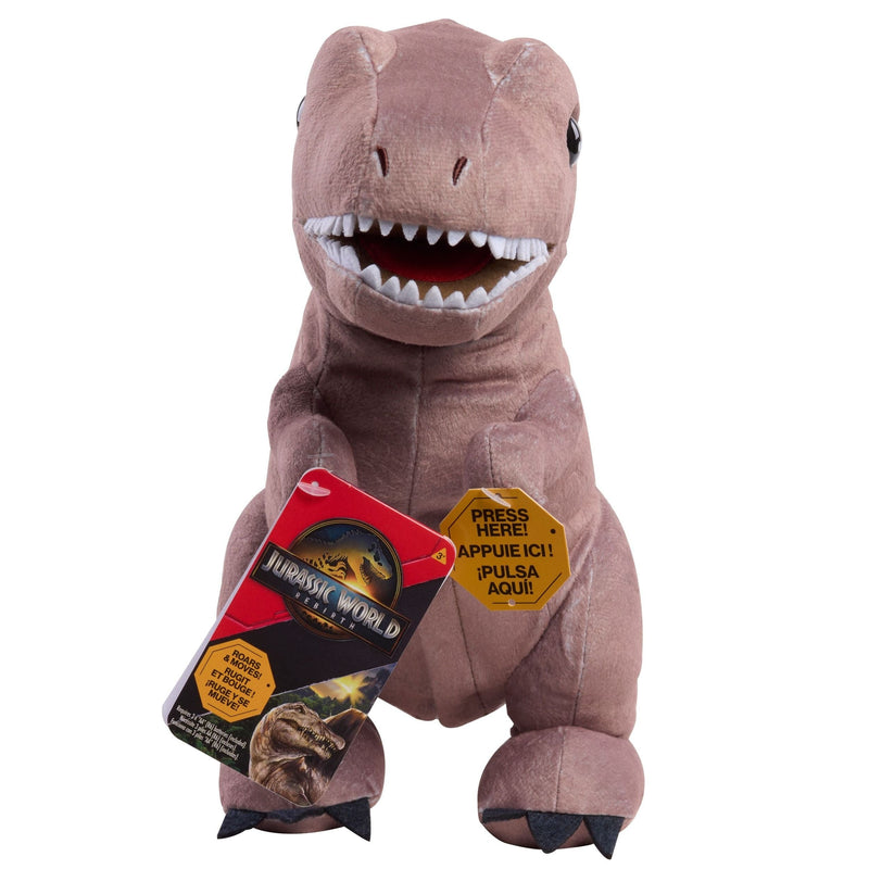Jurassic World Roarin' T-Rex Animated Plush for Ages 3+ U2