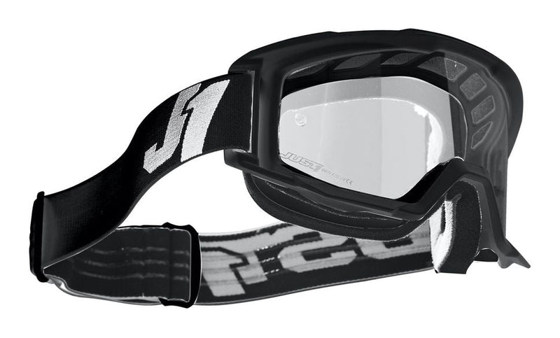 Just1 Vitro Powersports Anti-Fog Scratch-Resistant Goggles, Black M6