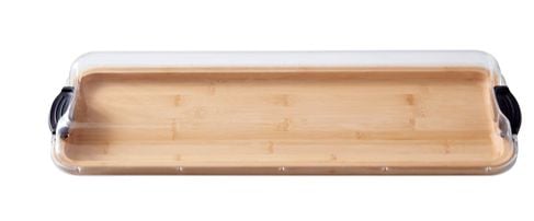 Kamenstein Build-A-Board Divided, Stained Bamboo, 7 x 22-in M3