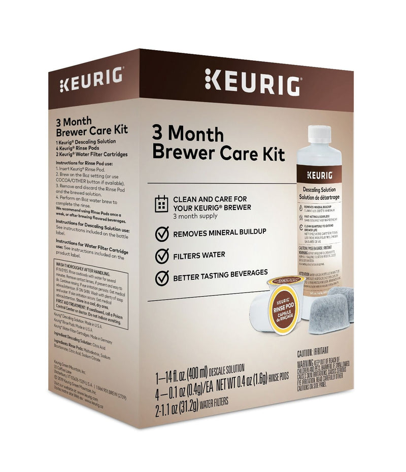 Keurig 3 Month Brewer Maintenance Care Kit L3