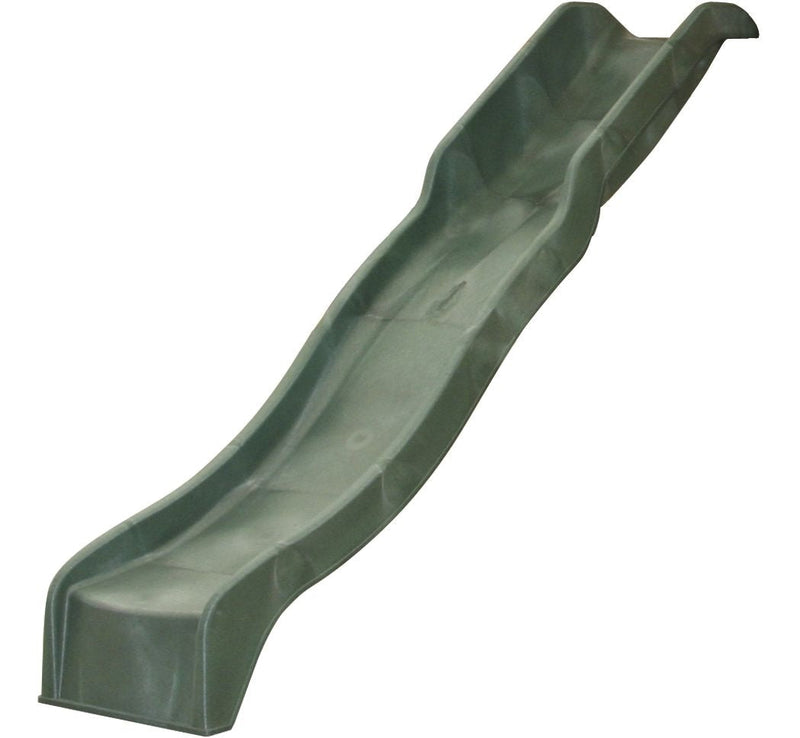KidKraft Outdoor Plastic Wave Slide, Green, Ages 3 -10 M7