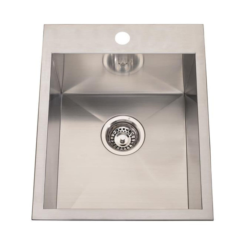 Kindred 1-Hole/1-Bowl Dual Mount Stainless Steel Sink O1