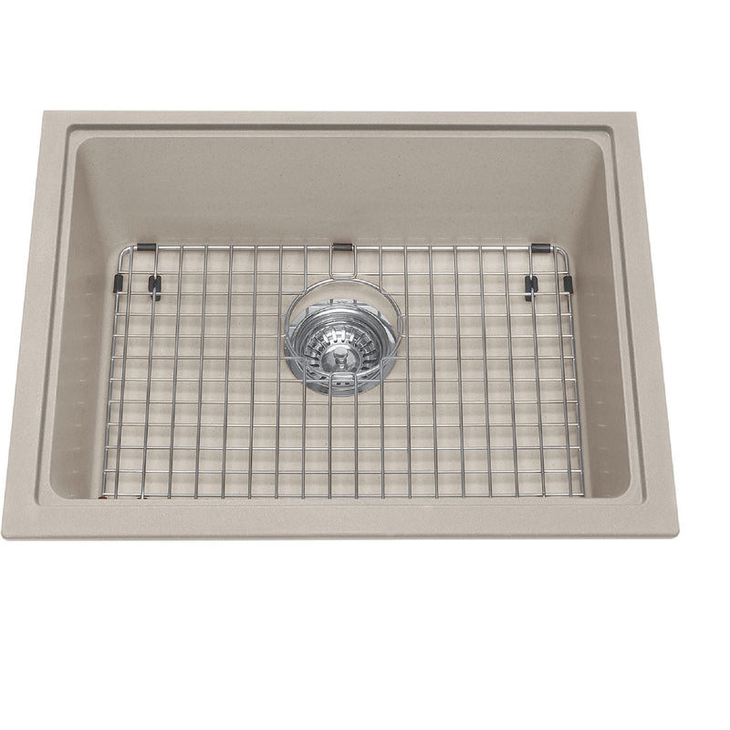 Kindred Mythos Kitchen Granite Undermount Single Sink, 23-in N2