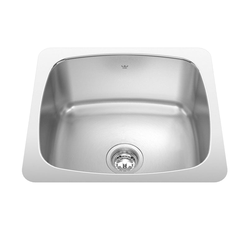 Kindred Utility Single Stainless Steel Laundry Sink, 20x18-in M5