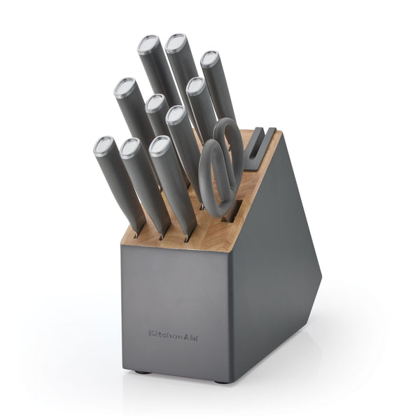 KITCHENAID 12PC CHARCOAL GRAY SELF-SHARPENING SET T4