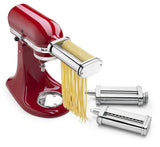 KitchenAid 3-Piece Pasta Roller & Cutter Attachment Set