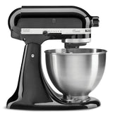 KitchenAid 4.5 Quart Classic Series Tilt-Head Stand Mixer, Onyx Black