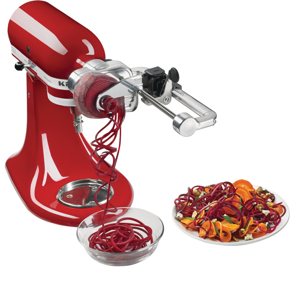 KitchenAid 7 Blade Spiralizer Plus Stand Mixer Attachment with Peel, Core & Slice