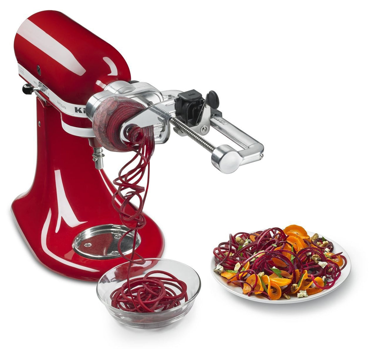 KitchenAid 7 Blade Spiralizer Plus Stand Mixer Attachment with Peel, Core & Slice