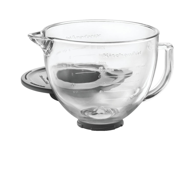 KitchenAid Artisan Tilt-Head Stand Mixer Bowl with Measurement Markings & Lid, 5qt B1