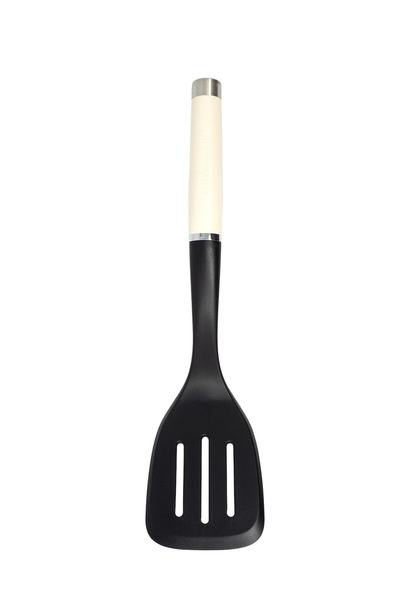 KitchenAid Gourmet Nylon Slot Turner, Almond Cream Q1