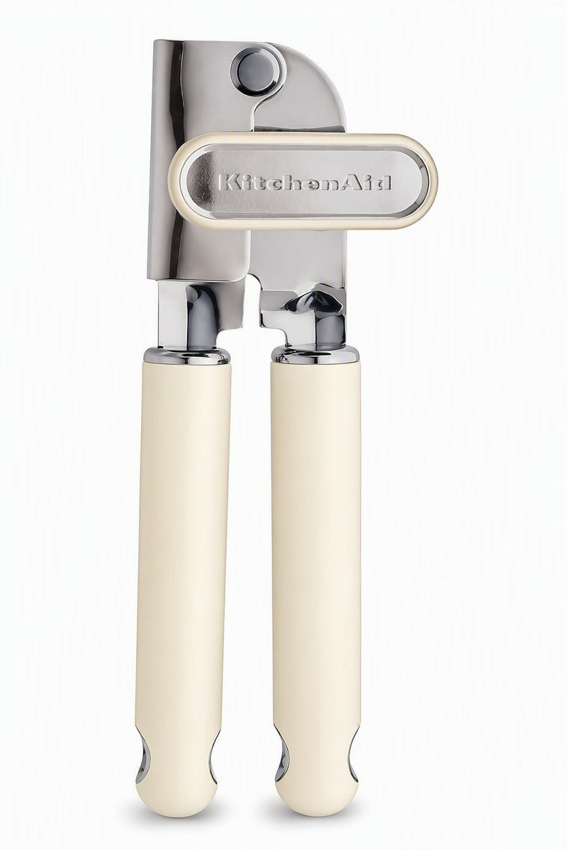 KitchenAid Gourmet Soft Grip Stainless Steel Can Opener, Almond Cream G2