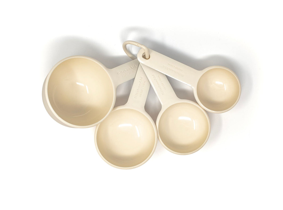 KitchenAid Plastic Measuring Cups, Almond Cream