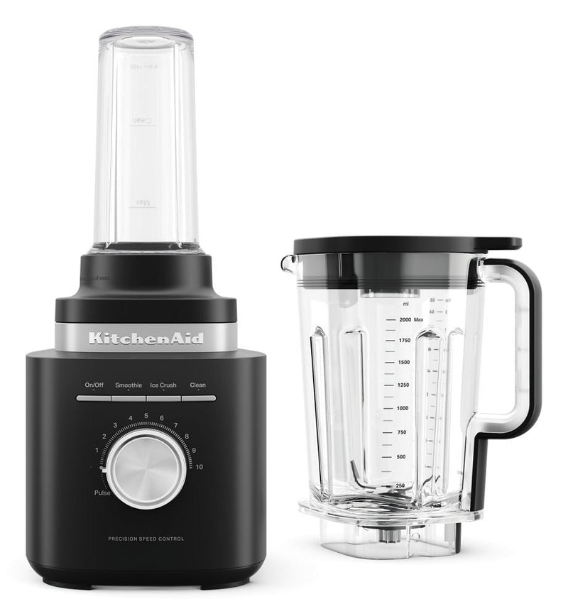 KitchenAid Single Blender with Jar, Precision Control, Black Z5