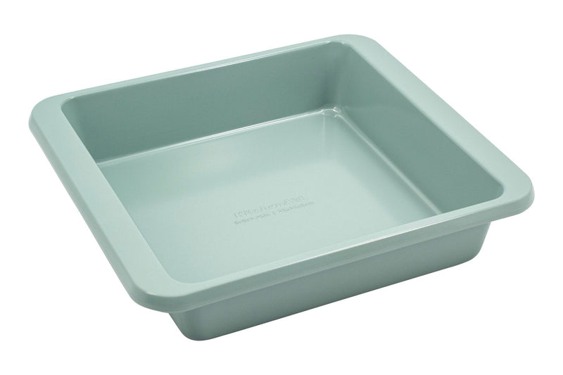 KitchenAid Square Cardamom Non-Stick Steel Cake Pan, 9x9x2-in T2